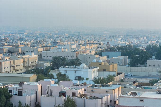 Riyadh rooftops view